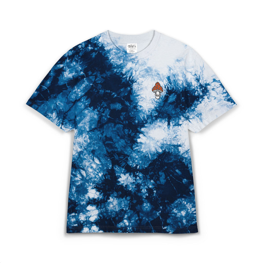 Naturality Embroidered Tie-dye Tee