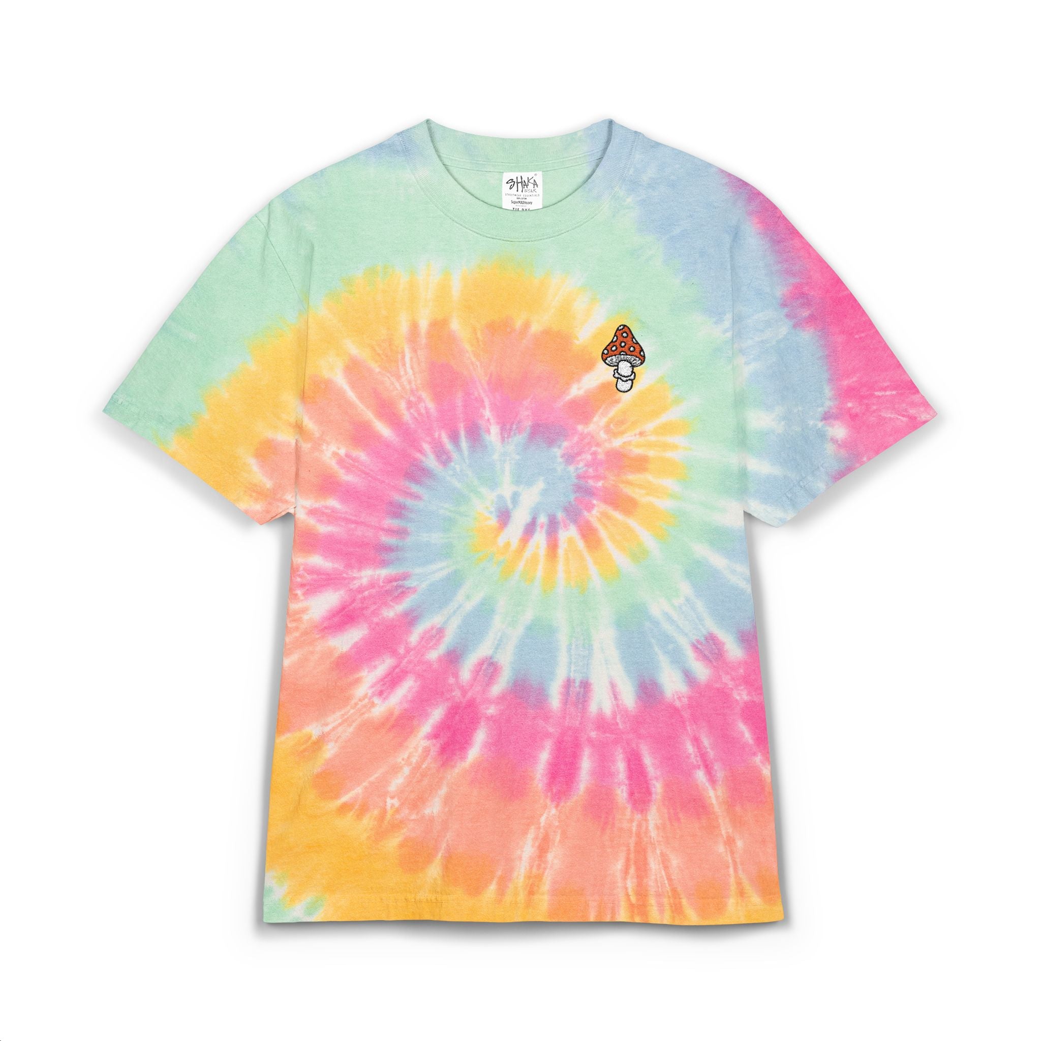 Naturality Embroidered Tie-dye Tee