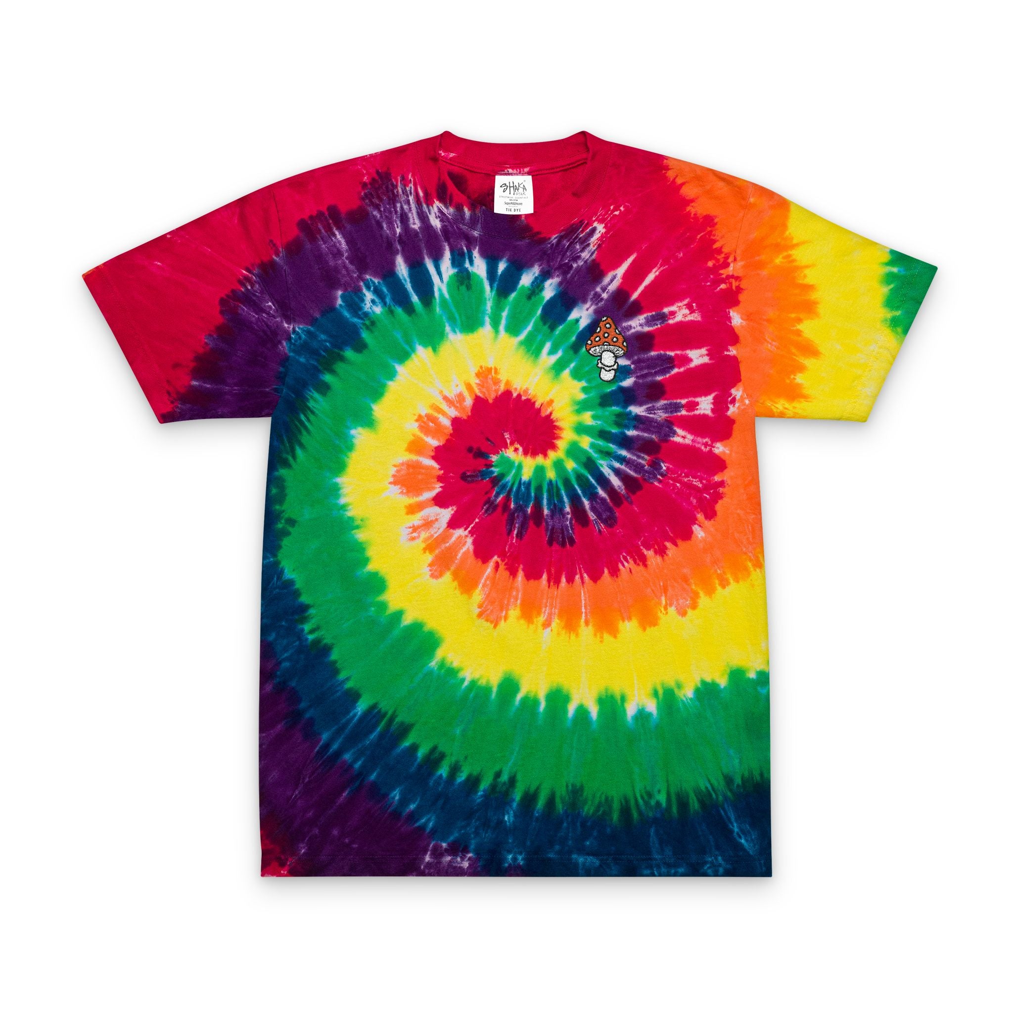 Naturality Embroidered Tie-dye Tee