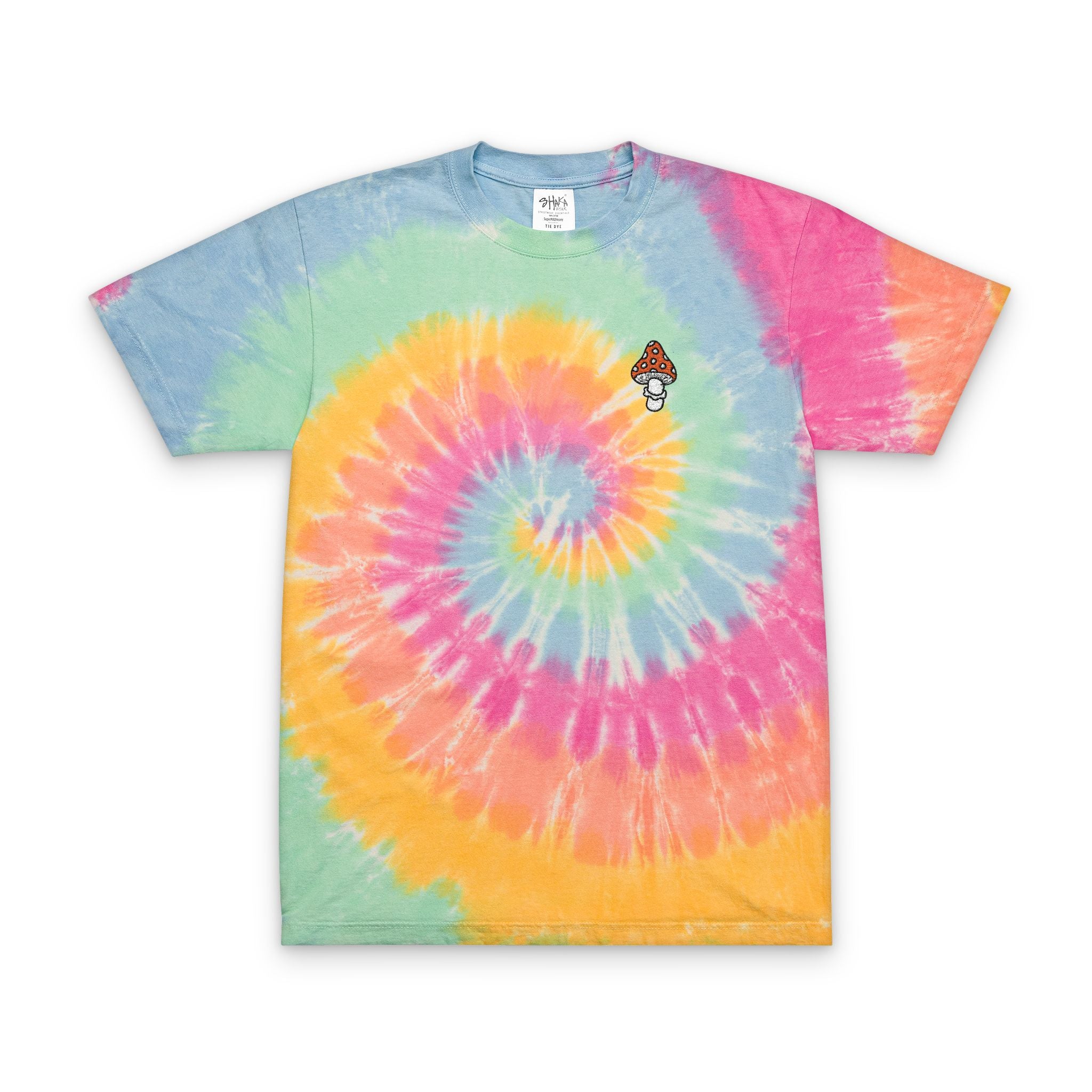 Naturality Embroidered Tie-dye Tee