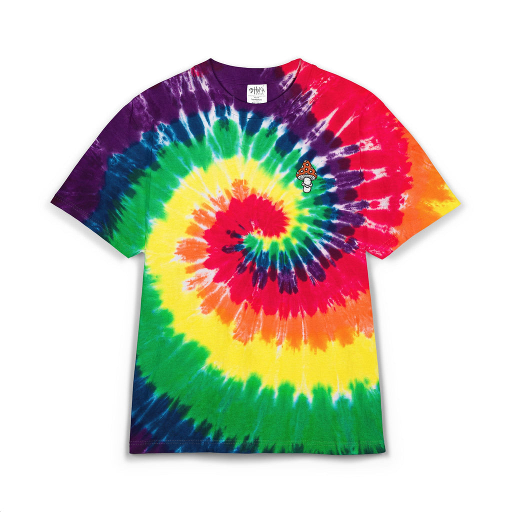 Naturality Embroidered Tie-dye Tee